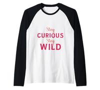 Retro Adventure Typography Inspirational Positive Quote Fun Camiseta Manga Raglan