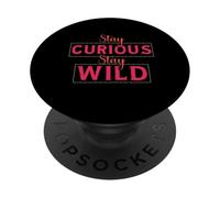 Retro Adventure Typography Inspirational Positive Quote Fun PopSockets PopGrip Adhesivo