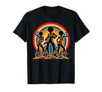 Retro Afro Soul Música Groove Bailando Funky Disco Camiseta