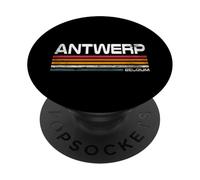 Retro Amberes Bélgica City Pride Amberes Vintage PopSockets PopGrip Adhesivo
