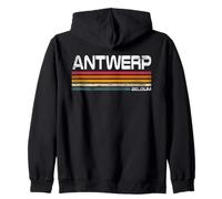 Retro Amberes Bélgica City Pride Amberes Vintage Sudadera con Capucha
