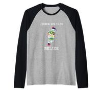 Retro Ambergris Caye Belice Bandera de Belice Envejecida Camiseta Manga Raglan