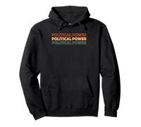 Retro Análisis Equipo - Política Gobierno Vintage Politólogo Sudadera con Capucha