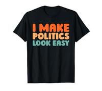 Retro Análisis Gobierno - Política Vintage Politólogo Camiseta