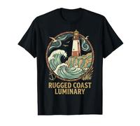 Retro Anchor Brújula Velero Náutico Marítimo Mar Camiseta gráfica económica