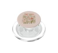 Retro Animal Print Wildflower Flowers Boho Floral Aesthetic PopSockets PopGrip para MagSafe