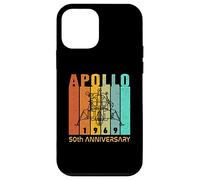 Retro Apolo 1969 Módulo Lunar Apolo 11 Aterrizaje Lunar Carcasa para iPhone 12 Mini