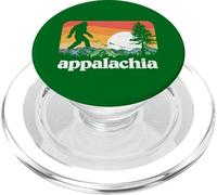 Retro Appalachia Bigfoot Mountain & Trees Nature Outdoor PopSockets PopGrip para MagSafe