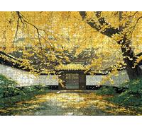Retro Árbol Puzzle de 1500 Piezas, Juego de Mesa Familiar de Madera - Rompecabezas Adultos para Toda La Familia, Rompecabezas Educativo DIY y Antiestrés - con Mapa de Referencia, 87 x 57 cm f0-196