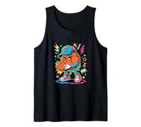 Retro Arcade Basketball Canasta Aro Jugador Camiseta sin Mangas