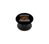 Retro Arcade Gamer Coinslot Crusader PopSockets PopGrip Adhesivo