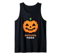 Retro Arcade Pixelated Game Pumpkin - Autumn Mode Camiseta sin Mangas