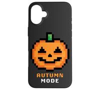 Retro Arcade Pixelated Game Pumpkin - Autumn Mode Carcasa para iPhone 16 Plus
