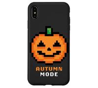 Retro Arcade Pixelated Game Pumpkin - Autumn Mode Carcasa para iPhone XS MAX