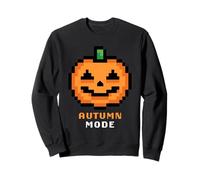 Retro Arcade Pixelated Game Pumpkin - Autumn Mode Sudadera