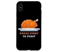 Retro Arcade Pixelated Game Turkey - Press Start to Feast Carcasa para iPhone XS MAX