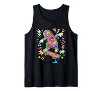 Retro Arcade Skateboard Skateboarder Skateboarding Camiseta sin Mangas