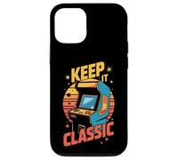 Retro Arcade Vibes - Keep It Classic 80s Gamer Style Carcasa para iPhone 12/12 Pro