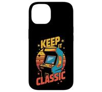 Retro Arcade Vibes - Keep It Classic 80s Gamer Style Carcasa para iPhone 14