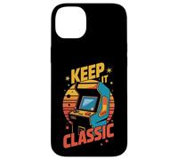 Retro Arcade Vibes - Keep It Classic 80s Gamer Style Carcasa para iPhone 14 Plus