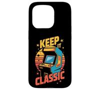 Retro Arcade Vibes - Keep It Classic 80s Gamer Style Carcasa para iPhone 15 Pro