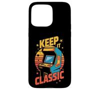 Retro Arcade Vibes - Keep It Classic 80s Gamer Style Carcasa para iPhone 15 Pro Max