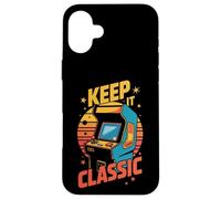 Retro Arcade Vibes - Keep It Classic 80s Gamer Style Carcasa para iPhone 16 Plus