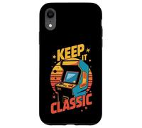 Retro Arcade Vibes - Keep It Classic 80s Gamer Style Carcasa para iPhone XR