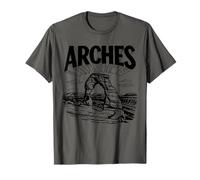 Retro Arches National Park Vintage Style Delicate Arch Camiseta