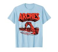 Retro Arches National Park Vintage Style Delicate Arch Camiseta