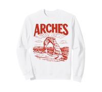 Retro Arches National Park Vintage Style Delicate Arch Sudadera