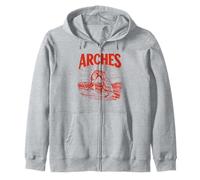 Retro Arches National Park Vintage Style Delicate Arch Sudadera con Capucha
