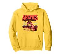 Retro Arches National Park Vintage Style Delicate Arch Sudadera con Capucha