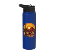 Retro Arizona Home State AZ Desert Sunset Vintage Stainless Steel Insulated Water Bottle