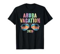 Retro Aruba Vacation 2026 Viaje Vacaciones Coincidencia Camiseta
