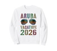 Retro Aruba Vacation 2026 Viaje Vacaciones Coincidencia Sudadera