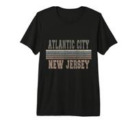 Retro Atlantic City Nueva Jersey Camiseta Premium