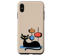 Retro Atomic Age Mid-Century Cat Vintage Space Modern Design Carcasa para iPhone XS MAX