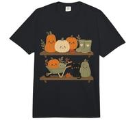 Retro Autumn Harvest Shelf Doodle Personajes Vibe Comfort Colors Adult Heavyweight T-Shirt