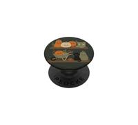Retro Autumn Harvest Shelf Doodle Personajes Vibe PopSockets PopGrip Adhesivo