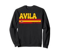 Retro Avila Ciudad España Vintage Estética Verano Vacaciones Sudadera