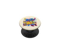 Retro Back to 90s Cassette Tape Boombox Roller Skate Noventa PopSockets PopGrip Adhesivo