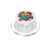 Retro Back to 90s Cassette Tape Boombox Roller Skate Noventa PopSockets PopGrip para MagSafe
