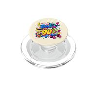 Retro Back to 90s Cassette Tape Boombox Roller Skate Noventa PopSockets PopGrip para MagSafe