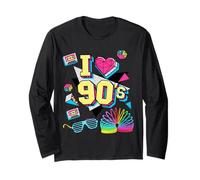 Retro Back To 90's Novelty Graphic T-Shirts & Cool Designs Manga Larga