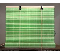 Retro Bamboo Roll-Up es - Bli de madera natural para puertas, patios, balcones y jardines - Resistente a la intemperie, protección UV, decoración al aire libre y privacidad