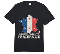 Retro Bandera Francia Libertad Igualdad Fraternidad Patriótico Meme Comfort Colors Adult Heavyweight T-Shirt
