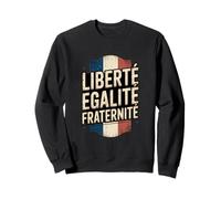 Retro Bandera Francia Libertad Igualdad Fraternidad Patriótico Meme Sudadera
