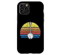 Retro Banjo Sun - Eighties Style Bluegrass Pickers Graphic Carcasa para iPhone 11 Pro