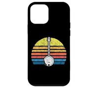 Retro Banjo Sun - Eighties Style Bluegrass Pickers Graphic Carcasa para iPhone 12 Mini